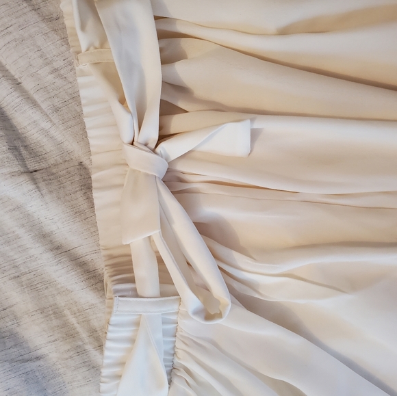 Just Fab Shirred Chiffon Harem Pants - Picture 6 of 8